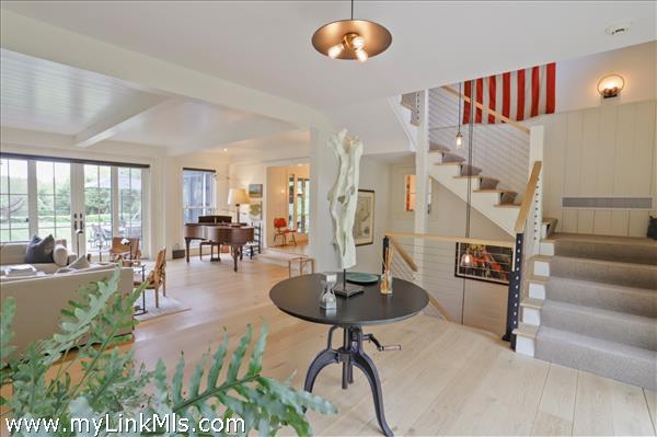 A grand entrance foyer