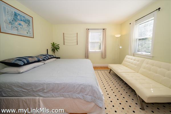 Extra room on the main floor that can be used as an office or den.