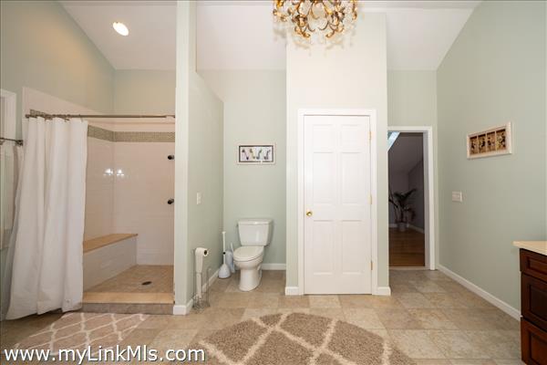 Alternate view of the master bathroom.