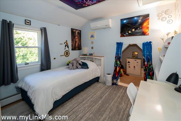 A second bedroom on the second floor.