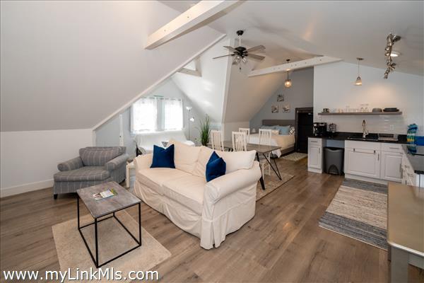 Living area in bonus space.