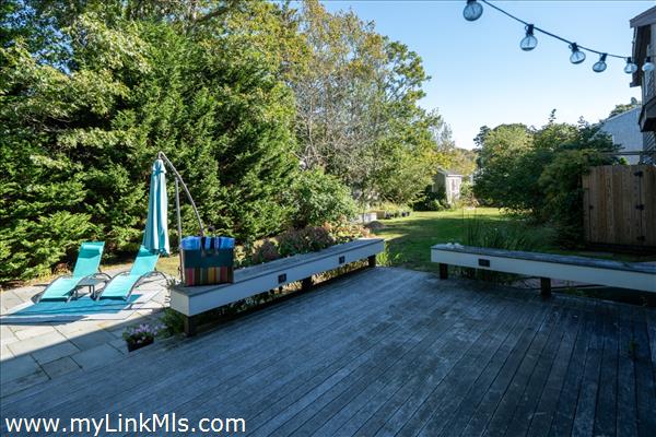 Back deck area.