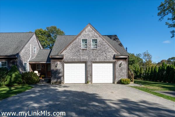 Two car garage with bonus space above.