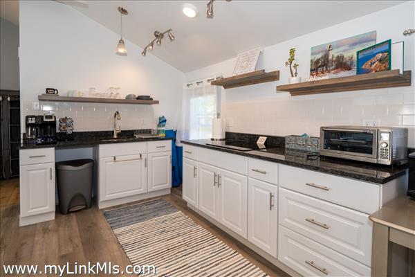 Kitchen in bonus space.