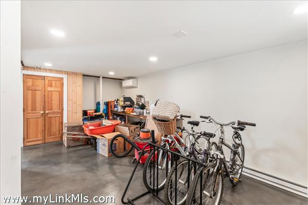 Ground level flex space /storage area