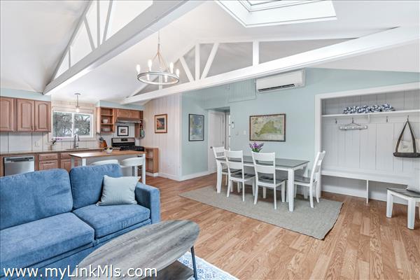Living room and Dining room