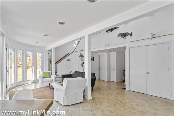 View toward the stairs
