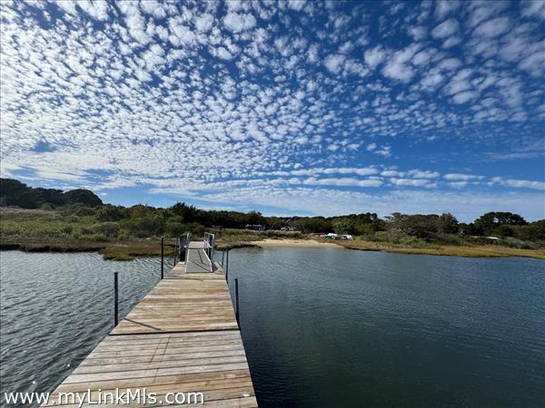 View toward beach from dock
