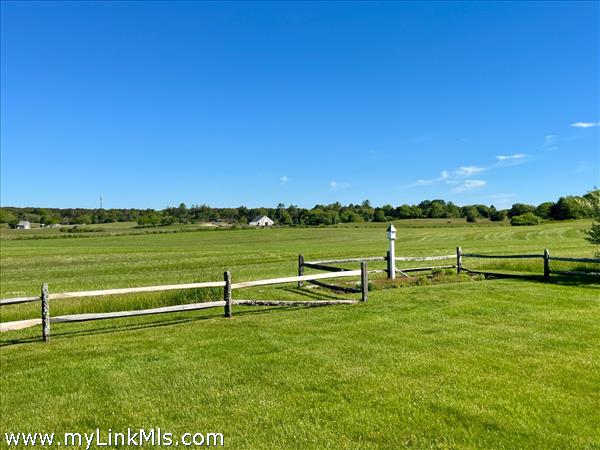 View of field from rear deck