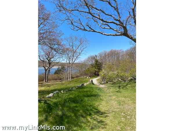 Path to adjacent Land Bank Beach on Lambert's Cove