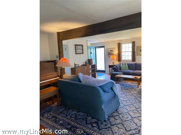 Partial view: Living room w piano nook