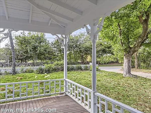 Inviting front porch