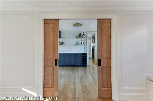 View to bar