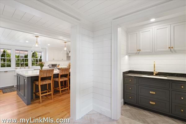 View of Mudroom and kitchen