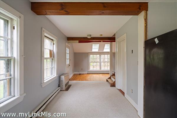 First floor with dining and living area