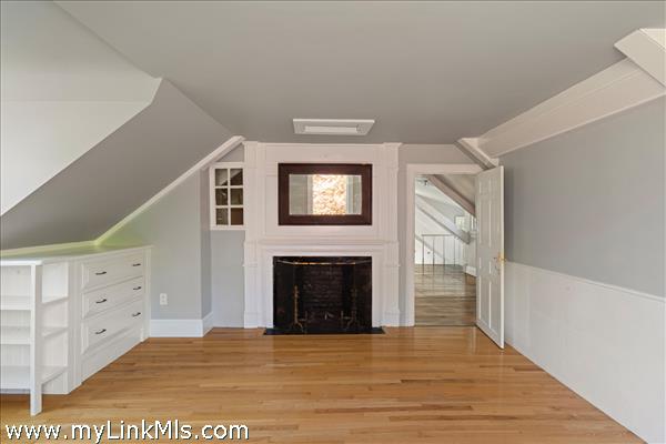 ...a wood-burning fireplace