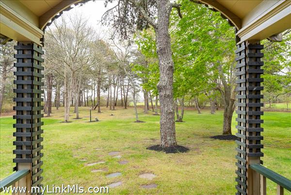 View out the front door