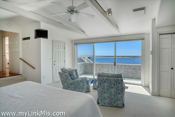 Primary bedroom with walk-in closet