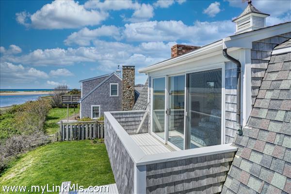 Private deck off primary bedroom