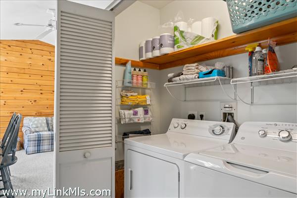 Guest house convenient washer and dryer