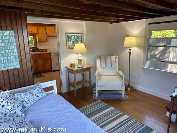 Living room in the guest house.
