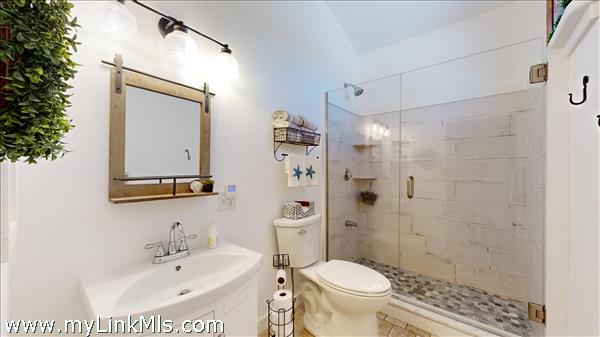 tiled bathroom