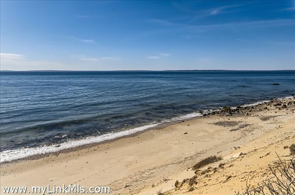 Beach in Front of Property