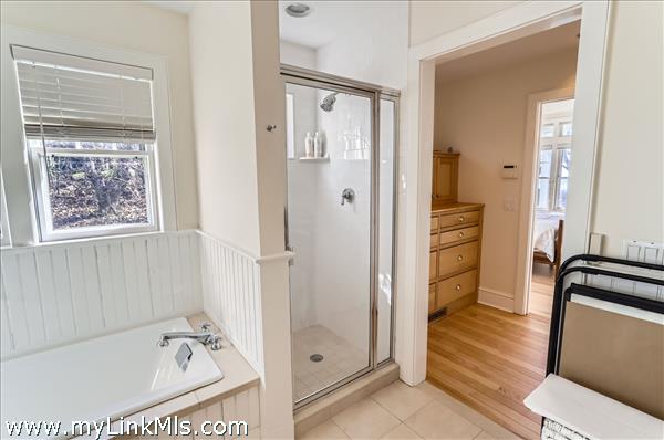 Primary Full Bath with Shower and Tub