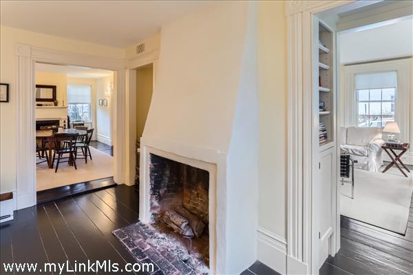 with fireplace