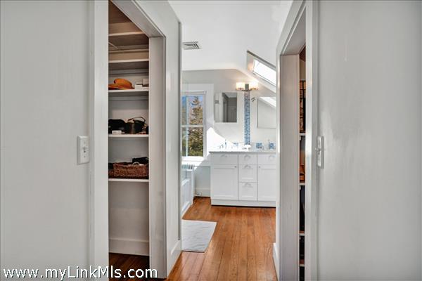 Expansive closets in the Primary Suite