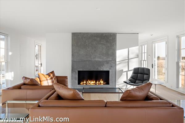 Gas Cement Fireplace built by Isaac Taylor