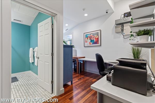 Separate bedroom suite off mudroom