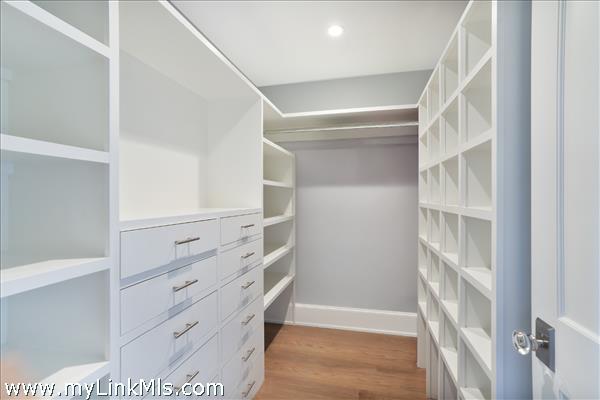 Primary walk-in closet