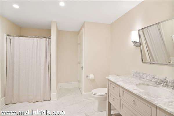 Lower level bath
