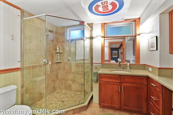 Lower level bath