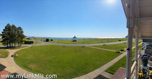 Panoramic view of Ocean Park and open ocean