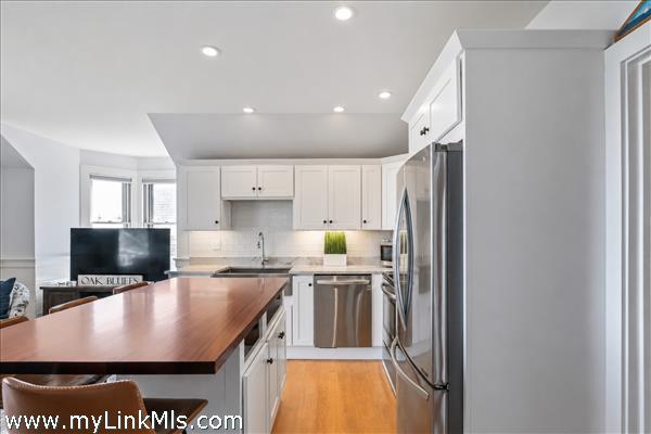 Kitchen viewed from Unit door