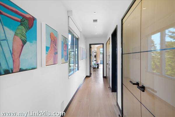 Second floor of pool house
