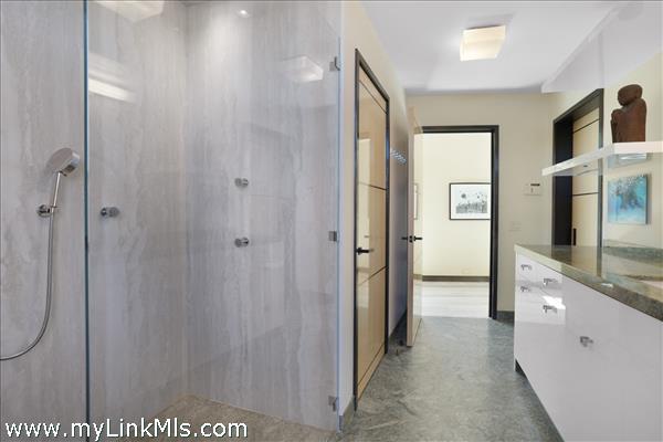 Lower level bath