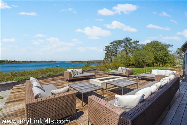 Deck off main house