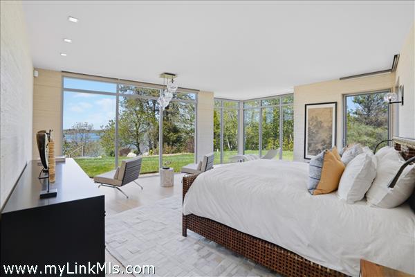 Primary bedroom suite on the first floor