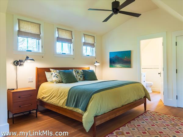 Detached bedroom and bath over the two car garage