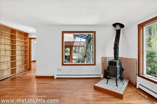 Wood Stove in Living Room