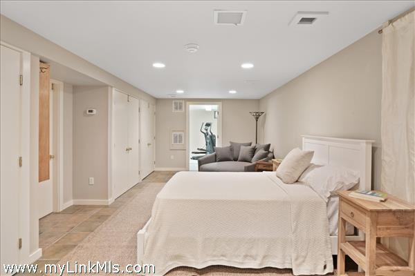 Lower level flex room or bedroom for overflow guests