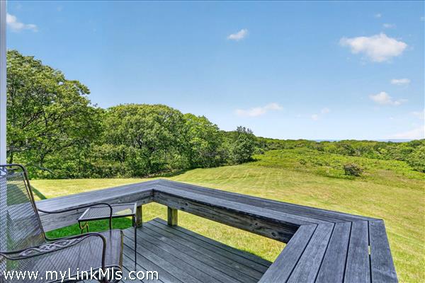 Private deck to overlook pastoral hills