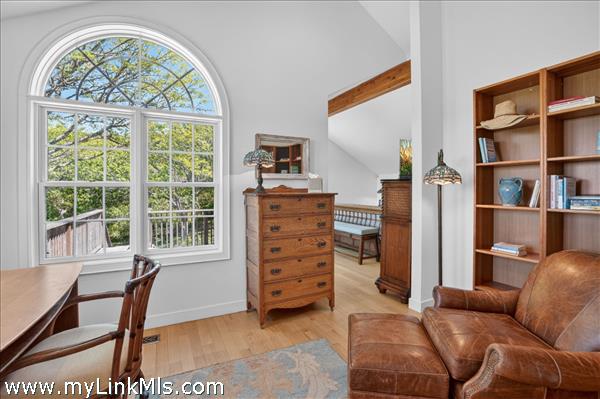 Office area off the primary bedroom