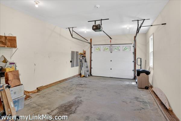 Attached one car garage