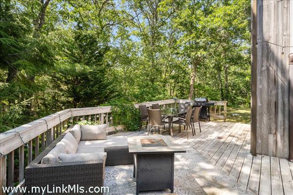 ...and spacious deck for outdoor entertaining!