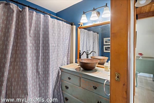 First-floor full bath