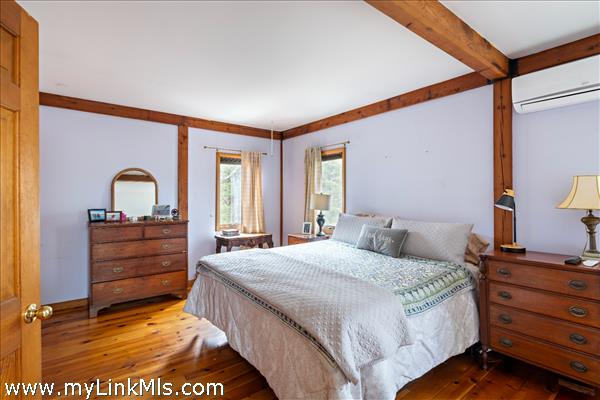 Spacious primary bedroom